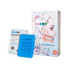 Manual de Anestesia Local + SutuPad Pad para práctica de sutura reutilizable