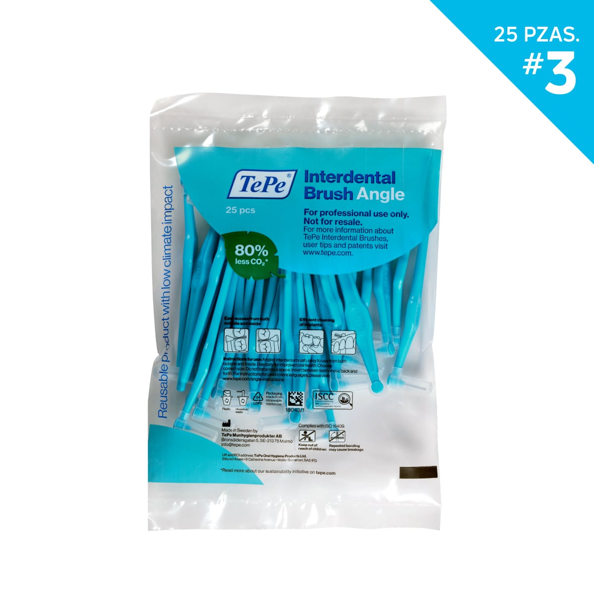 TePe Angle Cepillo Interdental Angulado del #0 al #5