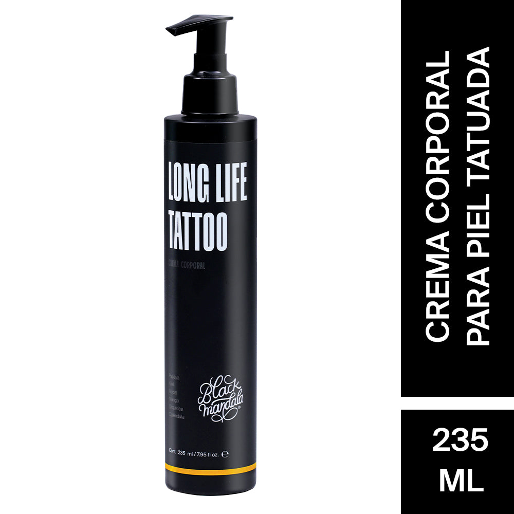 Long Life Tattoo Crema Corporal 235mL Blackmandala®